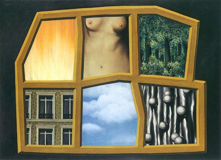 RENE MAGRITTE-magritte 1928 the six elements